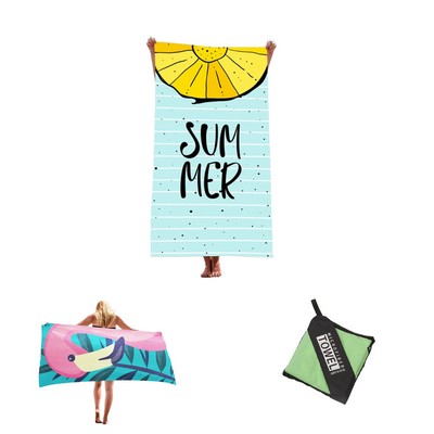 Microfiber Beach Towels In Customizable Patterns