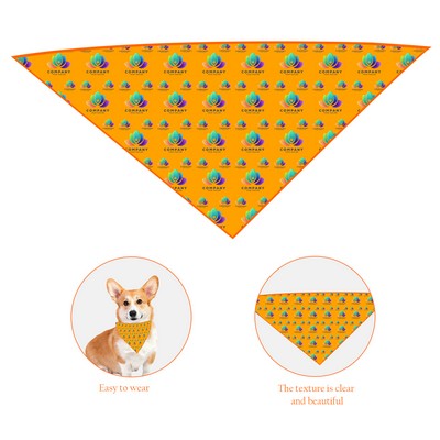 Full Color Pet Triangle Collar Bandana