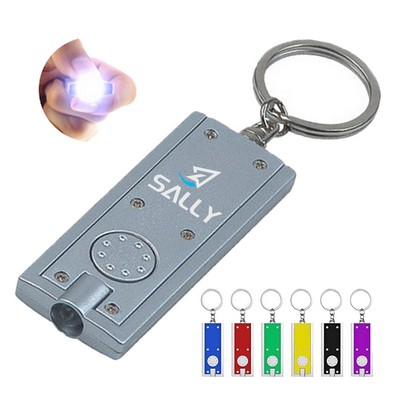 Rectangular Led Flashlight Key Chain