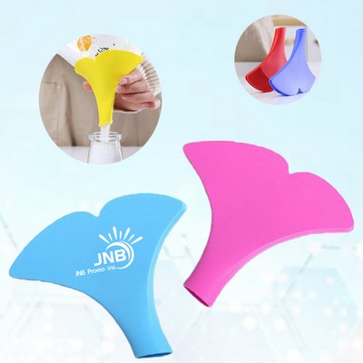 Leafy Silicone Funnel