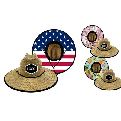 Patch Straw Hat