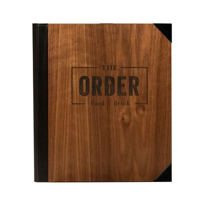 Authentic Wood 2 View Menu Cover