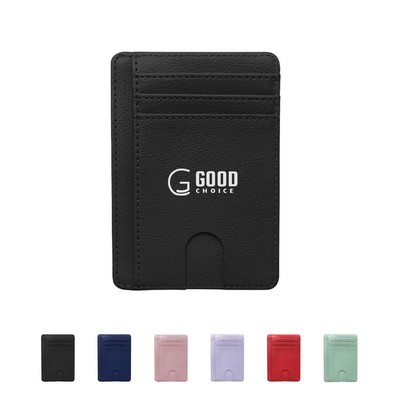 RFID Blocking Leather Credit Card Holder