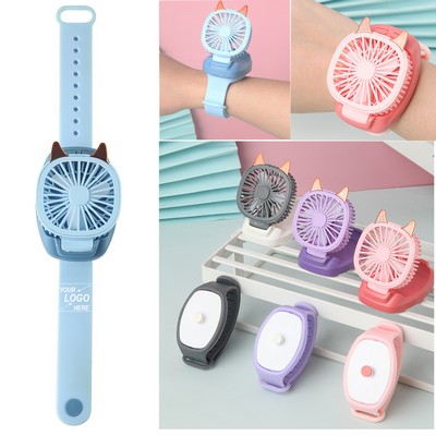 Portable Mini Fan Watch