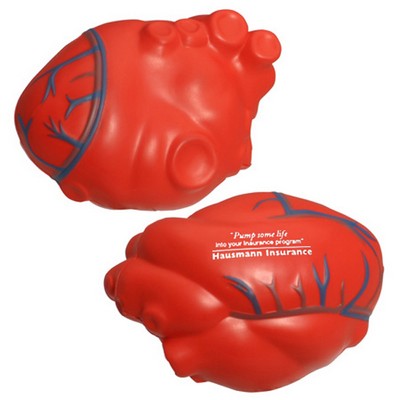 Heart with Blood Vessel Shape Stress Reliever