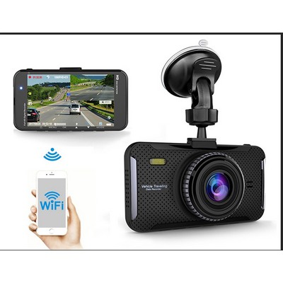 WIFI Dashcam w/ Rear view camera