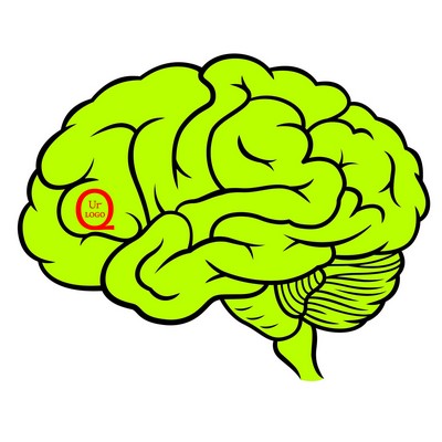 Reflective Pvc Sticker In Brain Design