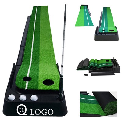 98Inch Golf Putting Green Mat Set