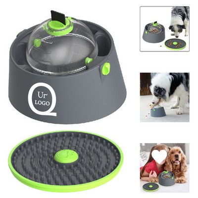 Dog Food Treat Dispensing Bowl