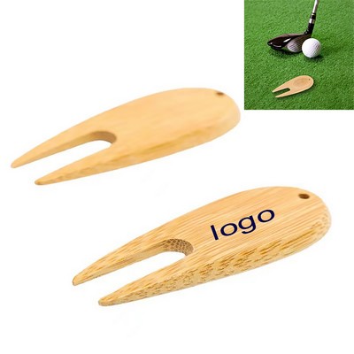 Wood Golf Divot Tool and Ball Marker