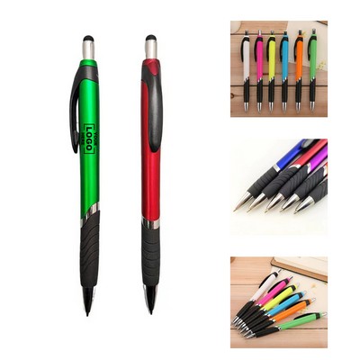 Colorful Rubber Grip Ballpoint Pen