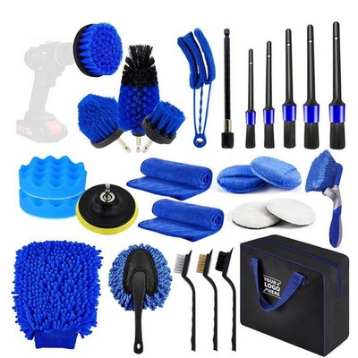 27Pcs Car Cleaning Brush Set