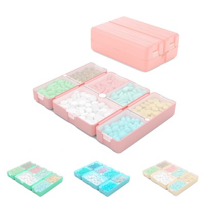 7-Day Foldable Travel Pill Organizer