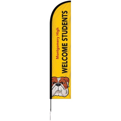 10ft Double Sided Portable Half Drop Banner with Stand