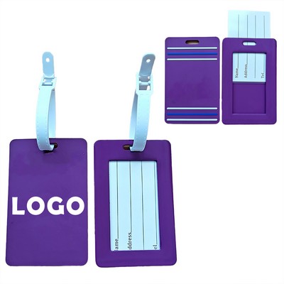 Environmentally Friendly Pvc Soft Glue Drip Luggage Tag