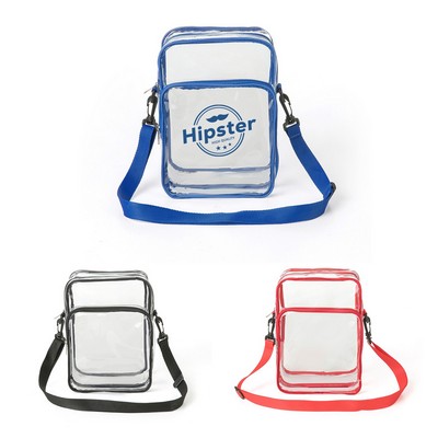 ClearPass Clear Crossbody Bag 7.5 x 3"