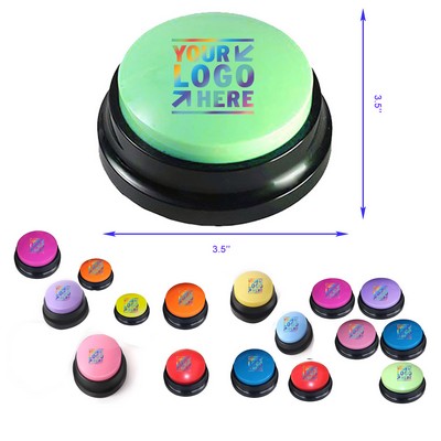 30 Seconds 3.5 x 3.5 Inches Voice Recording Button Talking Message Button