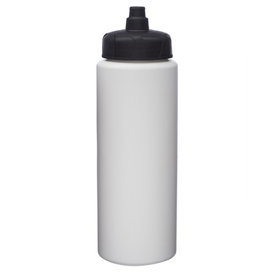 HDPE Plastic Water Bottles with Quick Shot Lid 32 oz