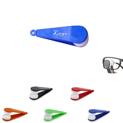 Microfiber Eyeglasses Cleaning Clip