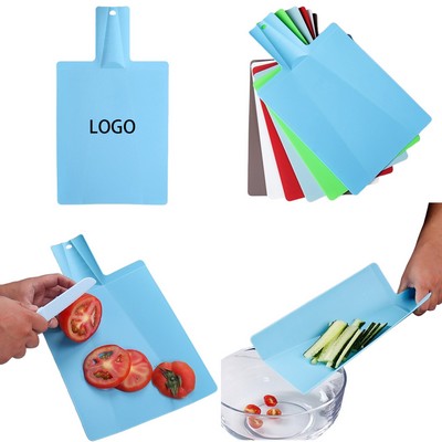 Portable Food Grade Pp Plastic Foldable Food Cutting Board