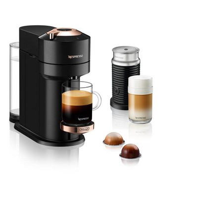 Nespresso Vertuo Next Premium With Aeroccino - Black/Rose Gold