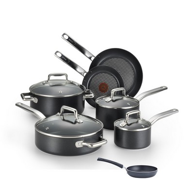 T-fal Prograde Non-Stick 10-Piece Cookware Set Plus Specialty Non-Stick One-Egg Wonder Package