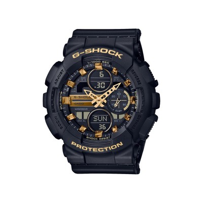 G-Shock Ladies Compact G-Shock Ana-Digi Watch Black & Gold