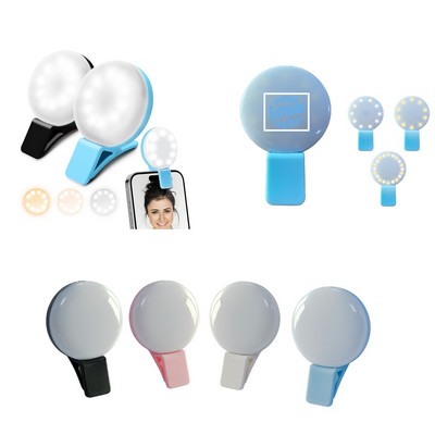 Led Selfie Ring Light Clip For Phone