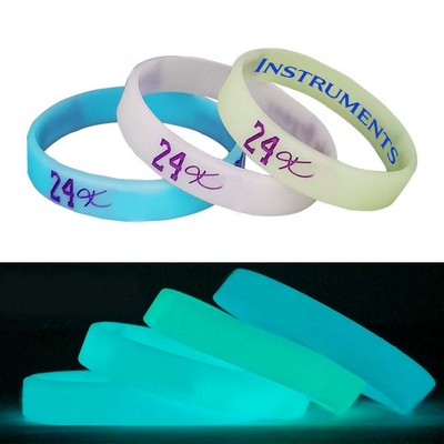 Glow in the Dark Silicone Wristband