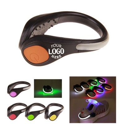 Custom Illuminated Shoe Clip with Safety Light