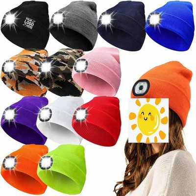 LED light beanie Hat