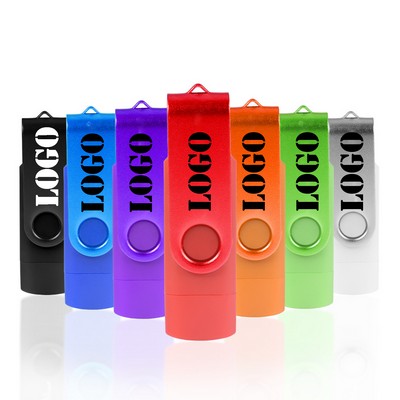 32 GB Swivel Dual Drive Flash Drive