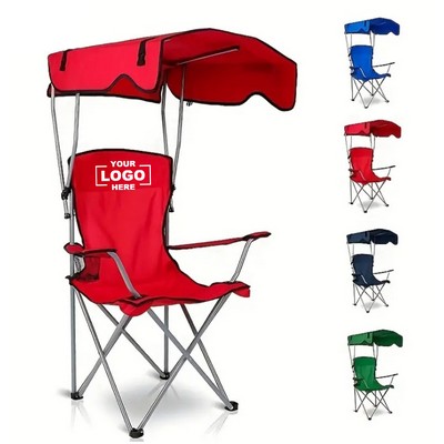 Portable Beach Chair with Shade Canopy