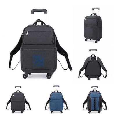 Removable Travel Backpack With Wheel