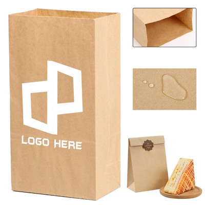 3.54X2.17X7.09Inch Grease Proofing Kraft Paper Bag