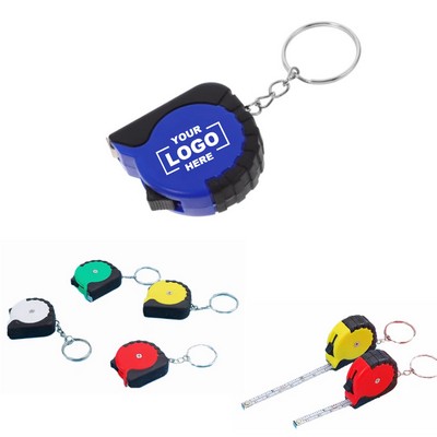 Compact Keychain Measuring Tape