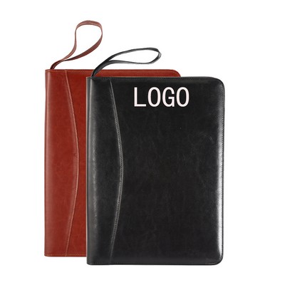 Multifunctional Leather Zipper Bag