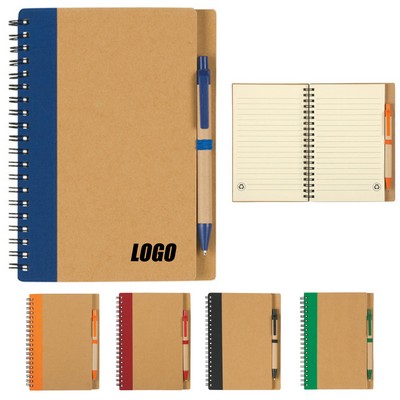 Coil Notebook With Note Pads