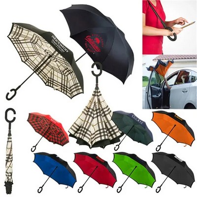 Custom Printed Reversible Umbrella