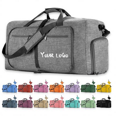 65L Waterproof Duffle Bag Foldable Travel Versatile Luggage