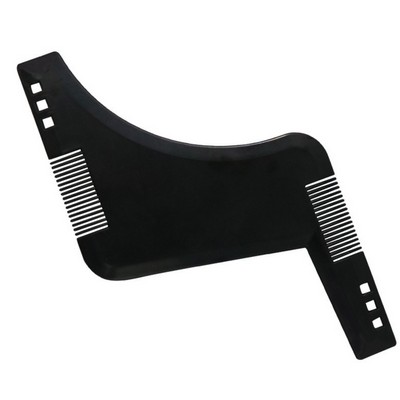 Plastic Facial Double Side Beard Shaping Template Tool Style Guide Shaper Comb