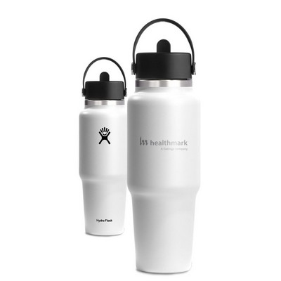 Hydro Flask Customized 32 oz. Wide Mouth Flex Straw Travel Bottle