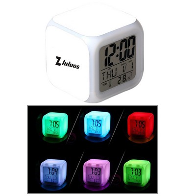 LED Color Changing Digital Alarm Clock