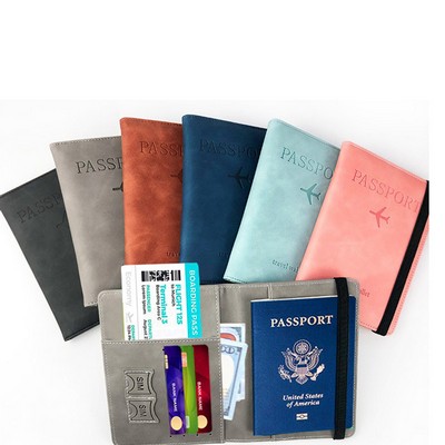 Anti-RFID Passport Book Holder Cover Case