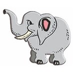 Elephant T-Shirt Lapel Pin