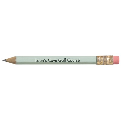 Golf Pencil Hex w/Eraser