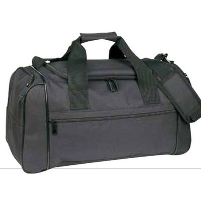 Deluxe Sports Bag w/Front Zippered Pocket