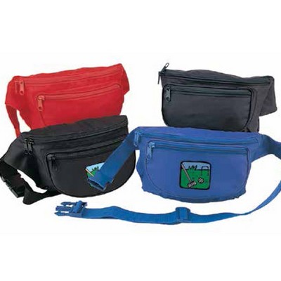 Nylon 3-Pocket Fanny Pack