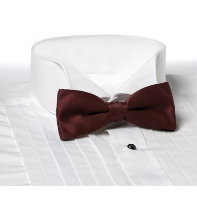 Maroon Clip-On Bow Tie