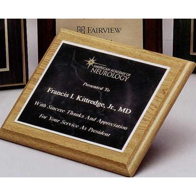 Oak Woodgrain Finish Plaque (12"x15")